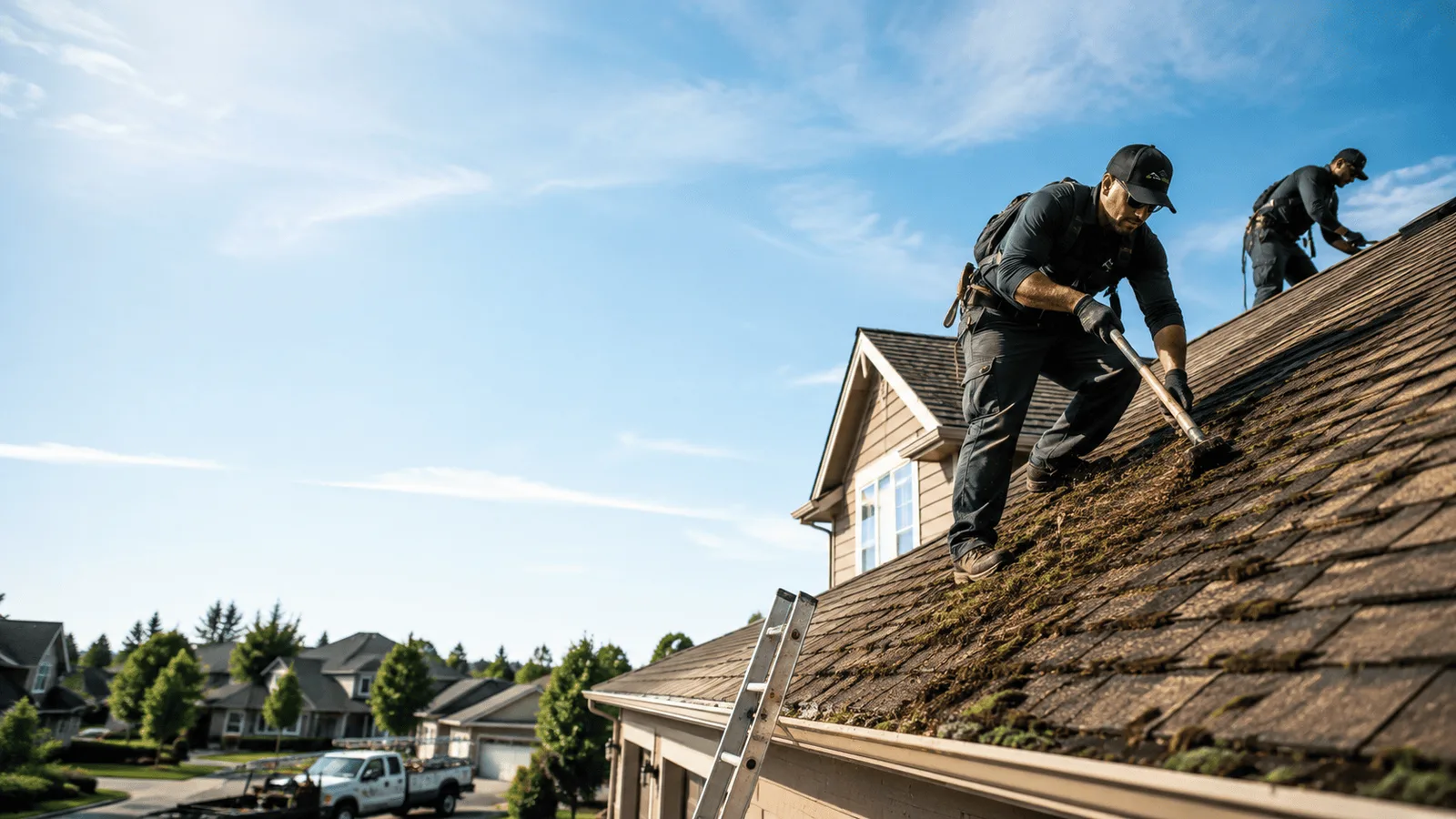 Roof Moss Removal in Brighton, IL near me